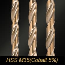 115PCS Cobalt Drill Bit Set M35 HSS for Hardened Steel Fractional 1/16"-1/2", Letter A - Z, Wire #1 - #60 with Indexed Metal Case