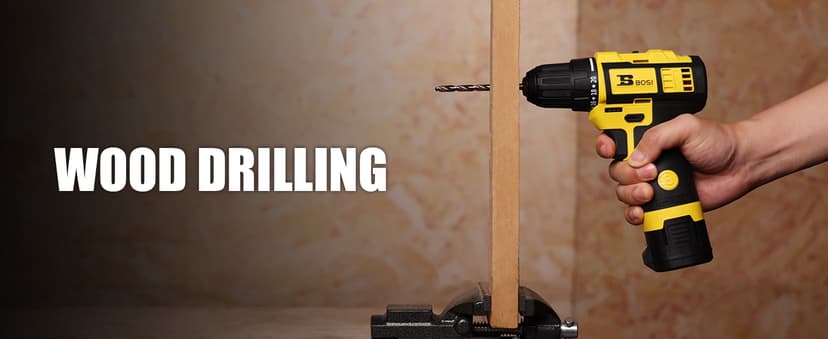 BOSI TOOLS Brushless Cordless Drill Set 16.8V Power Drill Driver Kit with 2 2000mAh Batteries and Charger 3/8-Inch Keyless Chuck 2 Speed 20+1 Position Torque Setting 27pcs Drill Screwdriver Bits