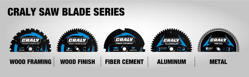 CRALY 10 Inch 50 Teeth Combination Saw Blade, 5/8 Inch Arbor Carbide Tipped Circular Saw Blade, Thin Kerf, Black Ice Coating, for Cutting Wood & Wood Composites with Table Saw, Miter Saw(C1050CT)