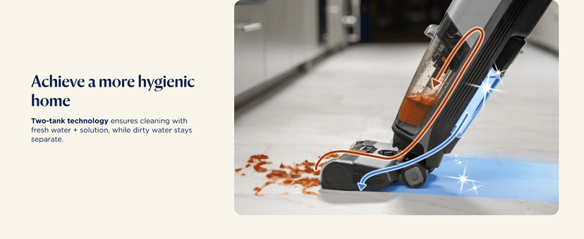 Bissell® CrossWave® OmniForce™ Cordless Multi-Surface Hard Floor Cleaner Wet Dry Vacuum with Dedicated Dry Vacuum Mode, 3882