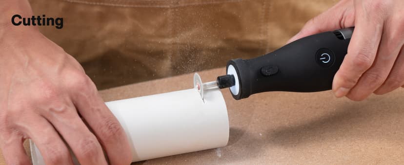 HOTO 12V Cordless Rotary Tool Kit Pro, Brushless Motor, 35000RPM Variable Speed, 3000mAh USB-C Rechargeable, LED Light, 37 Accessories, Ideal for Carving, Sanding, Polishing, Drilling, Cutting, DIY