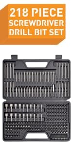 Jackson Palmer 236 Piece Ultimate Screwdriver Bit Set, High Grade Carbon Steel, Includes Hard-to-Find Security Bits & Micro Bits