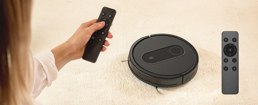 Robot Vacuum,2 in 1 Mopping and Vacuuming, App/Voice/Remote Control,Self-Charging Robotic Vacuum Cleaner,Good for Hard Floor, Low-Pile Carpet, Pet Hair (Small)