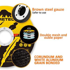 Cut Off Wheels 4-1/2", PRETEC 50+5 Pack Metal Cutting Wheel,Thin 4.5” Metal & Stainless Steel Fast Cutting Discs for Angle Grinder - 7/8" Arbor Hole