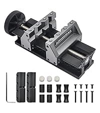 AM ARROWMAX Mini Drill Pen, 5-Speed, LED Lights, OLED Display, Aluminium Box, Resin Drill Set With 10 Small Bits, 3/32-Inch Shank, For Jewelry Making, Wood, Plastic