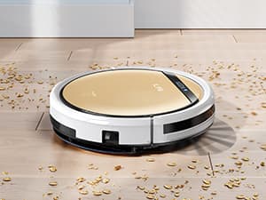 ILIFE V5s Plus Robot Vacuum and Mop Combo, Works with 2.4G WiFi, Alexa/App/Remote Control, Automatic Self-Charging Robotic Vacuum Cleaner, for Pet Hair, Hard Floor, Low Carpet (V5s Pro Upgraded)