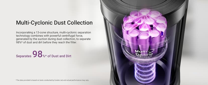 Eureka E20 Plus Robot Vacuum with Bagless Self Emptying Station, Robotic Vacuum and Mop Combo, 45-Day Capacity, Upgraded 8000Pa Suction and Anti Hair-Tangling Brush, LiDAR Navigation, App Control