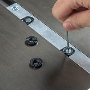 DuBois 51007 Table Saw Miter Gauge Fence System w/ 13 Precise Angle Stops & Standard 3/4”x 3/8”T-Slotted Miter Bar w/T-Slot Plate, Includes T-track Miter Fence, T-track Flip Stop, SEA/Metric Scale