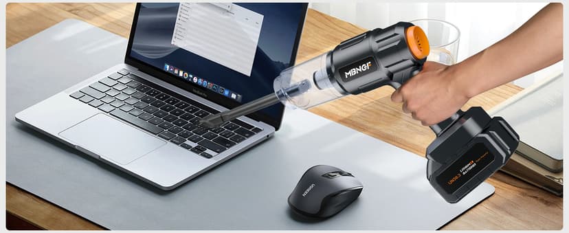 Car Vacuum Portable Cordless, 35000PA High Power Suction & Blower, Wireless Handheld Vacuum Cleaner for Car, Home, Office, Pet(Coal Black)