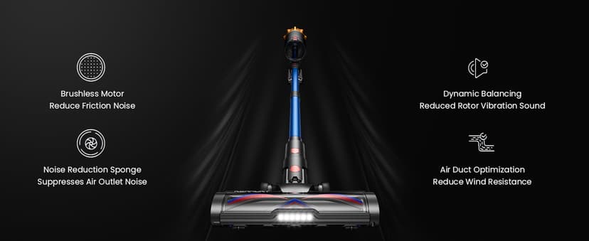 Cordless Vacuum Cleaner, 550W 45KPA 70mins Vacuum Cleaners for Home, Self-standing Stick Vacuum with Aromatherapy, Anti-Tangle Brush, Wall Mount Charging Vacuum for Hardwood Floor/Carpet/Pet Hair