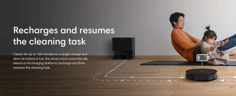 iRobot Roomba Vacuum 2 Essential Robot with AutoEmpty Dock, 3 Suction Levels, Latest Floor Tracking Sensors, and Compact Design (Black)