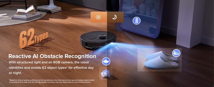 roborock Qrevo Master Robot Vacuum and Mop Combo, 10,000Pa Suction, FlexiArm Design Side Brush & Mop, Auto Mop Washing & Drying, Self-Emptying&Refilling, Dock Self-Cleaning, Obstacle Avoidance, Black