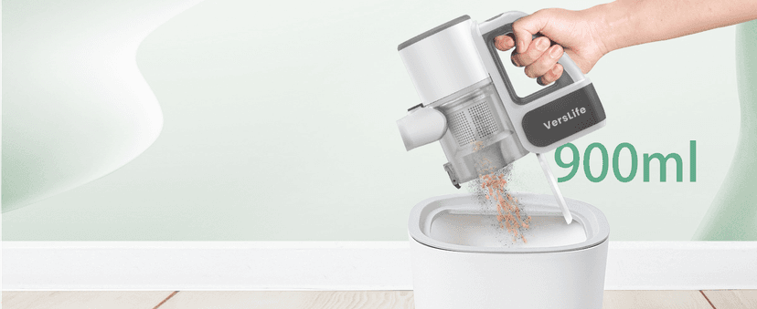 S6 Cordless Vacuum Cleaner for Home, 30KPa Stick Vacuum with 6 * 2000mAh Detachable Battery, up to 40 Mins Runtime, 6 in 1 Rechargeable Lightweight Vacuum for Hard Floor, Carpet and Pet Hair