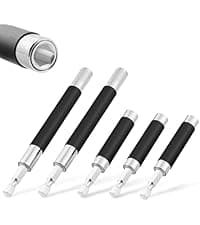 Drill Bit Extension 2/4/6/12’’, Magnetic Bit Holder 4 Pcs, Drill Extension Bit Holder 1/4’’ Hex, Bit Holder for Impact Driver CR-V Steel Quick Release for Screwdriver Bit Nut Drill Socket by XIOGZAXI