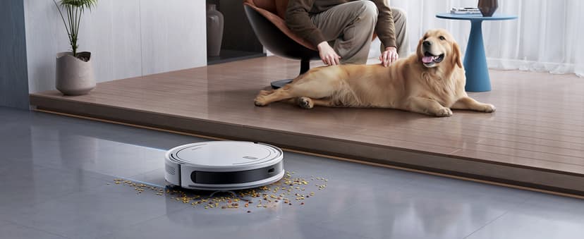 Vyzzle Robot Vacuum, 5000Pa Robot Vacuum and Mop, Smart Navigation, Ultra Slim Robot Vacuum Cleaner Self-Charging, Wi-Fi/App/Alexa Control, Ideal for Pet Hair, Hard Floor, Carpet