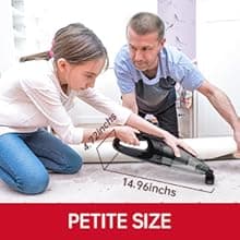 Handheld Vacuum Cordless Rechargeable, Car Vacuum Portable, Mini Vac for Pet Hair, Hand Vacuum Cleaner Car Seats, Home, Quick Cleanup, Strong Suction, Lightweight