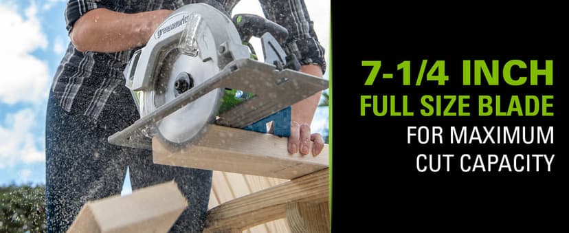 Greenworks 24V 6-pcs Combo Kit: 24V Hammer Drill, Impact Driver, Multi-Tool, Flashlight, Reciprocating Saw & Circular Saw, Includes 3 * 2.0Ah Batteries & (2) Chargers