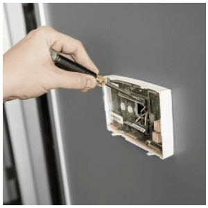 Klein Tools 32581 4-in-1 Electronics Screwdriver Set with 2 Slotted, 2 Phillips Precision Machined Bits, Ideal for Terminal Blocks