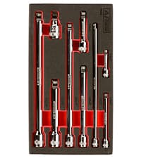 ARES 70013-8-Piece S2 Steel Impact Driver Bit Set - Includes Phillips 1,2,3,4 and Slotted 1/4-Inch, 5/16-Inch, 3/8-Inch and 1/2-Inch Bits - High Alloy S2 Steel Construction