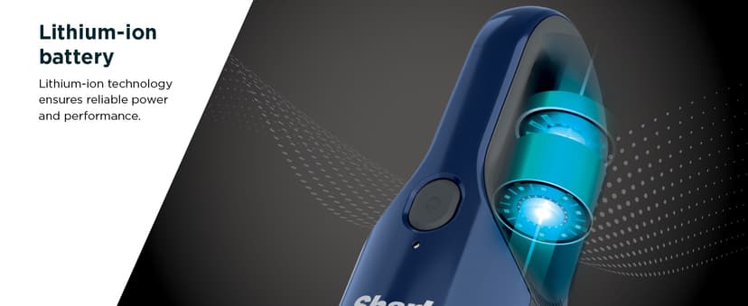 Shark CH964AMZ 2-in-1 Cordless & Handheld Vacuum Ultracyclone System, Ultra-Lightweight and Portable for Car and Home, Washable Filter, XL Dust Cup, Crevice Tool & Scrubbing Brush, Blue