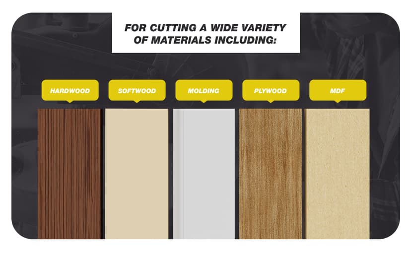 ROCKPORT Table Saw Blades 10 inch 60 Teeth - (1 Pack) 10" Table Saw Blades & 10 inch Miter Saw Blades, 5/8" Arbor, Multipupose Carbide Tip Circular Saw Blade for Fine Finish Cutting of Wood & Laminate