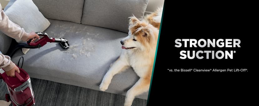 Shark DETECT Lift-Away Corded Upright Vacuum with Detect Technology, Self-Cleaning Brushroll for No Hair Wrap, Anti-Allergen Complete Seal, and Odor Neutralizer Technology, Burgundy, LA492