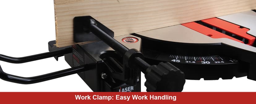 2025 Upgrade Miter Saw 10”, Chop Saws For Woodworking With 15-Amp Power Motor, 40t Tct Blade, 0-45°Mitre & Bevel, Compound Miter Saw For All Skill Levels Wood Work