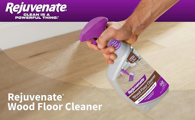 Rejuvenate High-Performance Professional Hardwood Floor Cleaner Streak-Free Formula Eliminates The Toughest Dirt and Grime with Little Effort 128oz