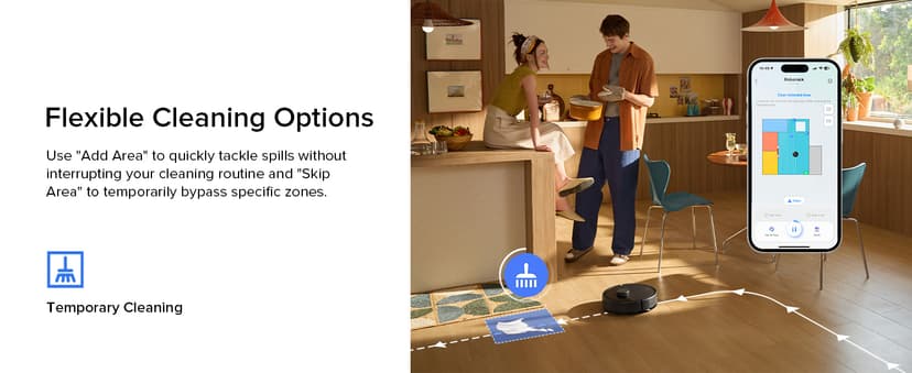 roborock Q7 L5 Robot Vacuum and Mop Combo, 8,000Pa Suction, Upgraded from Q5 Pro, Dual Anti-Tangle System, LiDAR Navigation, Multi-Level Mapping, Self-Charging Robotic Vacuum Cleaner, Black