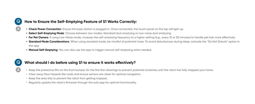 eufy S1 with All-in-One Station, HydroJet Robot Vacuum and Mop Combo, 8,000 Pa Suction, Smart Obstacle Avoidance, Multi-Level Mapping, Mop Auto-Retraction, Perfect for Pet Hair