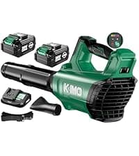 KIMO Impact Wrench 1/2, Max Torque 406ft-lbs (550N.m) & 3000RPM /Premium Brake Stop, 9-Piece Drill & Serewdriver Set, 4 Sockets, Cordless Impact Wrench with 4000mAh Battery, Impact Driver for CarTires