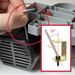 JOUNJIP Mini Miter Cut-Off Chop Saw for Hobby Miniature Model Making, Carbon Arrow Shafts, Zinc Stained Glass Came, 223/5.56 Brass - Cuts Max. 1/2" High x 1/2" Wide or 1/4" H x 3/4" W