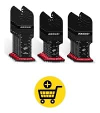 28PCS Oscillating Saw Blades, Professional Universal Titanium Multitool Blades for Wood Metal, Quick Release Multi Tool Blades Kits Compatible with Dewalt Ryobi Milwaukee Rockwell Fein