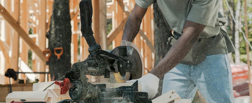 2025 Upgrade Miter Saw 10”, Chop Saws For Woodworking With 15-Amp Power Motor, 40t Tct Blade, 0-45°Mitre & Bevel, Compound Miter Saw For All Skill Levels Wood Work