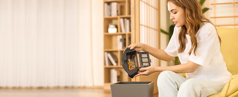 Robot Vacuum,2 in 1 Mopping and Vacuuming, App/Voice/Remote Control,Self-Charging Robotic Vacuum Cleaner,Good for Hard Floor, Low-Pile Carpet, Pet Hair (Small)