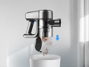 Cordless Vacuum Cleaner, 8-in-1 Lightweight Stick Vacuum with Powerful Suction, Self-Standing, 40 Mins Max Runtime, Rechargeable Vacuum Cleaners for Home, Hardwood Floor, Carpet, Pet Hair N3S