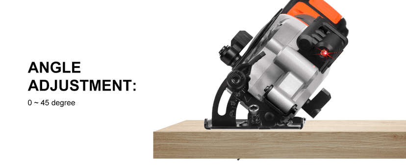Mini Circular Saw, 20V 3400RPM Professional Cordless Circular Saw, Adjustable Angle and Depth,Max Cutting Depth 1-2/3"(90°), 1-1/8"(45°), Laser Guide, Rip Guide