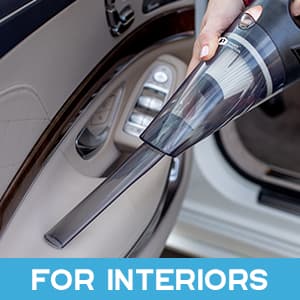 THISWORX Car Vacuum Cleaner - Portable, High Power, Handheld Vacuums w/ 3 Attachments, 16 Ft Cord & Bag - 12v, Auto Accessories Kit for Interior Detailing - Black