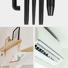 Intercleaner Corded Vacuum Cleaner, 15KPa Powerful Suction with 400W Motor, 12 in 1 Lightweight Bagless Stick Vac with Handheld, Ultra Quiet, for Hardwood Floor Carpet Car Pet Hair