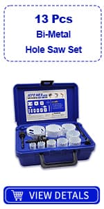 JEFEHEX 18pcs Drill and Tap Set with 1 Piece T-Handle Ratchet Tap Wrench, Tap Range 6-32NC—1/2"-13NC, Black and Gold Premium HSS Jobber Length Drill Bits and Hand Plug Taps with Metal Indexed Box