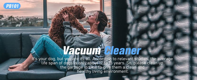 Cordless Vacuum Cleaner,Vacuum Cleaners for Home with Super Suction,Lightweight Stick Vacuum with 35 Mins Runtime,Rechargeable Cordless Vacuum for Carpet, Tile, Pet Hair, Hardwood Floors(Deep Blue)