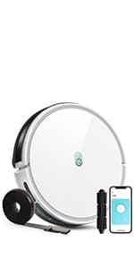 Robotic Vacuum Cleaner,Ideal For Pet Hair,Home and Kitchen Hard Floor and Low Pile Carpet