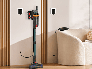 Cordless Vacuum Cleaner,550W/45KP/60Mins Stick Vacuum Cordless Rechargeable for Home/CarPet/Pet Hair/Floor-3 Suction Modes,Smart Screen&Headlight,Self-Standing,Removable Battery,Lighweight,Anti-Tangle