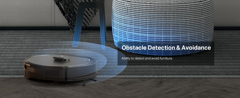 Tapo LiDAR Smart Navigation Robot Vacuum and Mop, 5300Pa Max, 97%+ Dust Pickup Rate, Customizable Cleaning, Self-Charging, Works w/Alexa & Google Home, RV30 Max