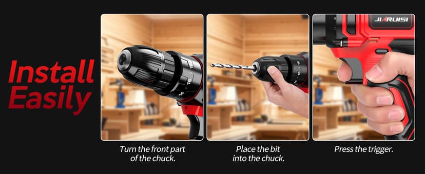 20V Cordless Drill, Electric Power Drill Set with Battery Charger, 3/8” Keyless Chuck, 2 Variable Speed, 18+3 Torque, 72pcs Driver Bits and Belt Hook, Pink