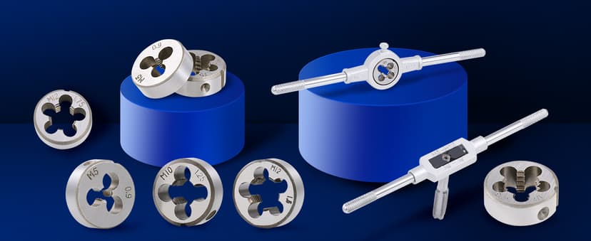 Orion Motor Tech 80pc Tap and Die Set in SAE and Metric Sizes, Metric and Standard Tap Set and Die Tool Set for Internal and External Threading