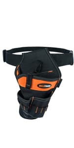 MELOTOUGH Left/Right Handed Belt Cordless Drill Holster for Tool Belt Drill Pouch Impact Driver Holster for Drill bits