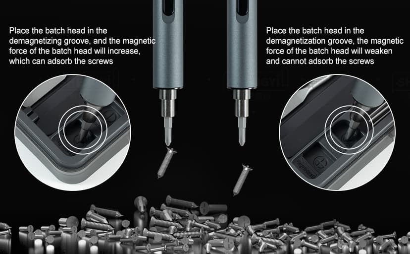 Mini Electric Screwdriver Set,Precision Electric Screwdriver, With electric drill function, 3 Gears Torque, 3LED light,Magnetic Storage,Overload Protection, Repair Tool Set for Phone Camera...