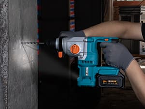 Berserker 20V Cordless 1-1/8" Rotary Hammer Drill SDS-Plus Brushless Motor with Safety Clutch, 4.0Ah Lithium-Ion Battery Powered, 3.0A Fast Charger, 4 Modes Variable Speed Rotomartillo for Concrete