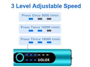 3-Speed Cordless Mini Drill Pen, Rechargeable DIY Electric Hand Drill with 10 Small Drill Bits, Micro Drill Set for Jewelry Making Stone Plastic Resin Keychains